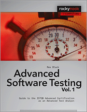 Book cover of Advanced Software Testing - Vol. 1